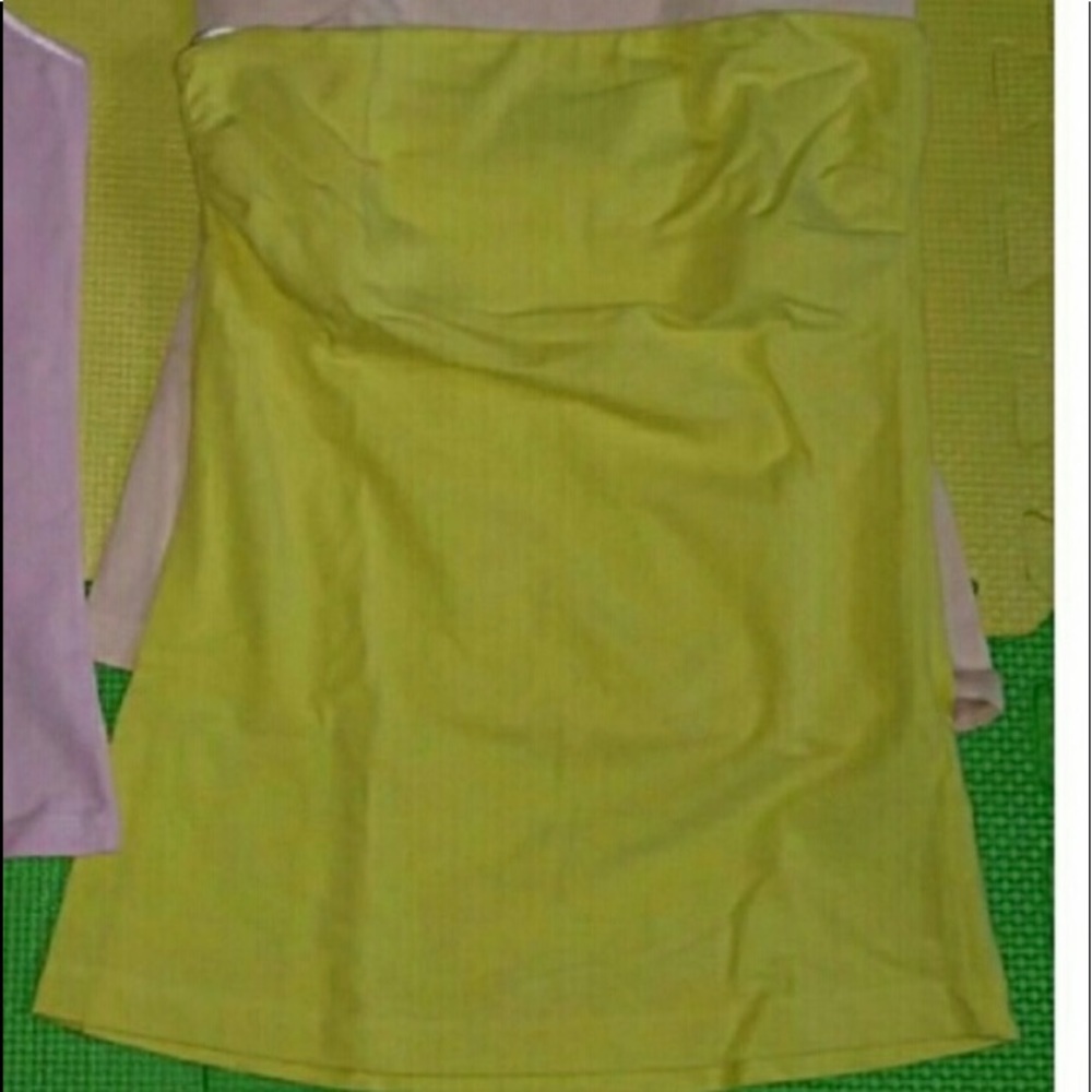 H&M Yellow Tube Top, size XS
